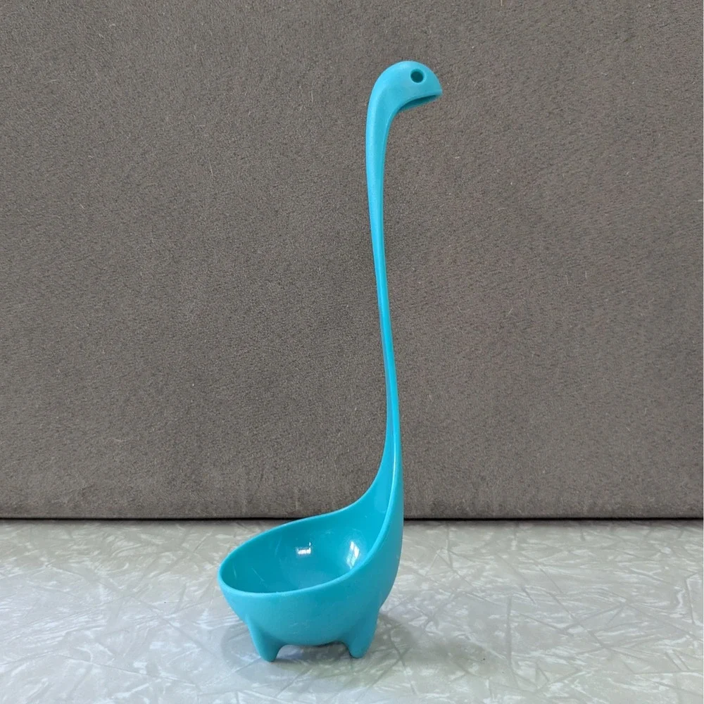 OTOTO Nessie Ladle Turquoise Loch Ness Monster Standing Soup‎ Punch